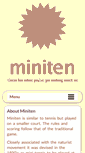 Mobile Screenshot of miniten.com